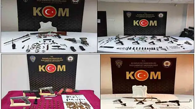 İZMİR'DEN ORGANİZE SUÇ ÖRGÜTLERİNE DARBE
