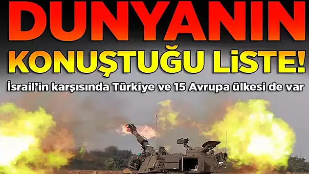 SON DAKİKA... GAZZE'DEKİ SAVAŞTA LİSTE YAYINLANDI!