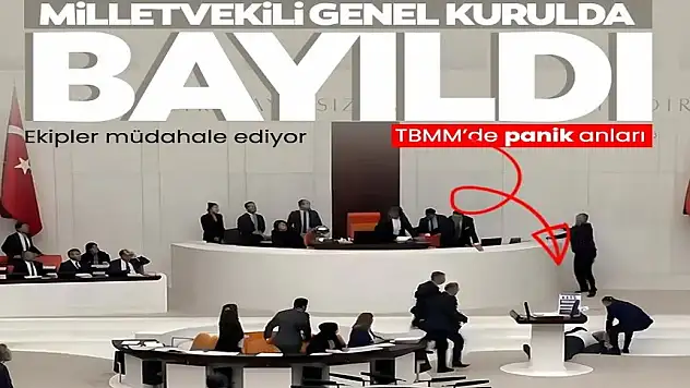 SAADET PARTİLİ HASAN BİTMEZ TBMM GENEL KURULU'NDA BAYGINLIK GEÇİRDİ!