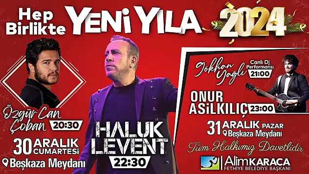 FETHİYE'DE YENİ YIL KONSERİ