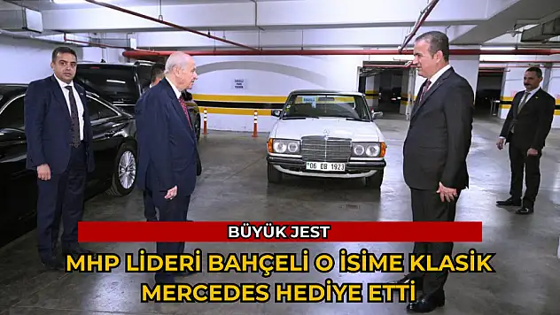MHP LİDERİ DEVLET BAHÇELİDEN BÜYÜK JEST