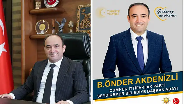 CUMHUR İTTİFAKI SEYDİKEMER BELEDİYE BAŞKAN ADAYI AKDENİZLİ OLDU