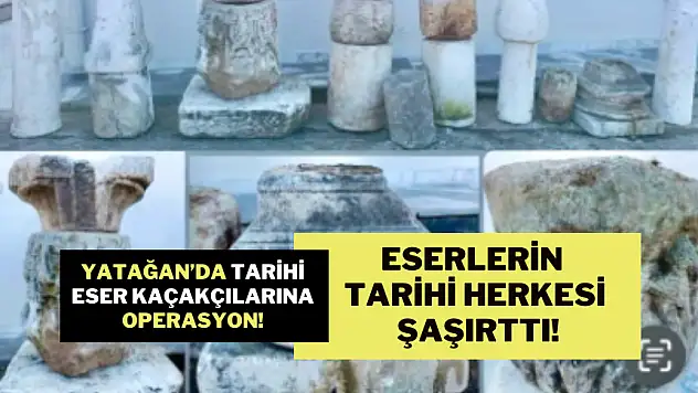 YATAĞAN'DA TARİHİ ESER KAÇAKÇILARI KISKIVRAK YAKALANDI