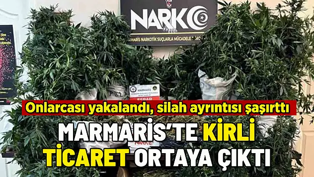MARMARİS'TE KİRLİ TİCARET: GÖZALTILAR VAR
