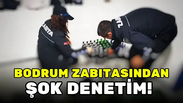 BODRUM ZABITASINDAN TURİZM SEZONU ÖNCESİ ŞOK DENETİMLER