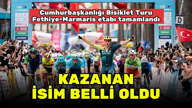 CUMHURBAŞKANLIĞI BİSİKLET TURU'NUN KAZANANI BELLİ OLDU