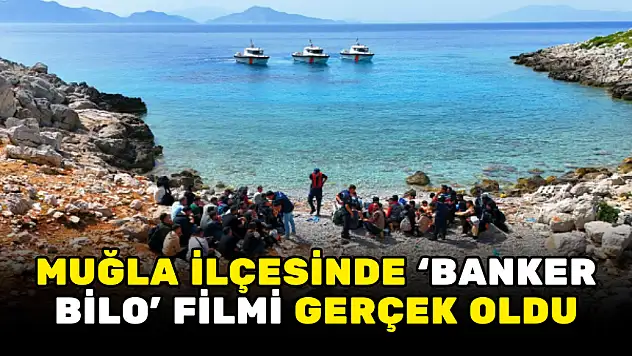 DÜZENSİZ GÖÇMENLERİ 'YUNANİSTAN' DİYE ADAYA BIRAKTILAR