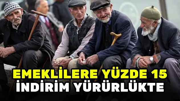 EMEKLİLERE İNDİRİM KARARI RESMİ GAZETE'DE