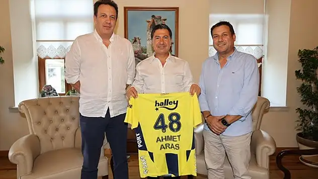 BODRUM FENERBAHÇELİLER DERNEĞİNDEN AHMET ARAS'A FORMALI ZİYARET