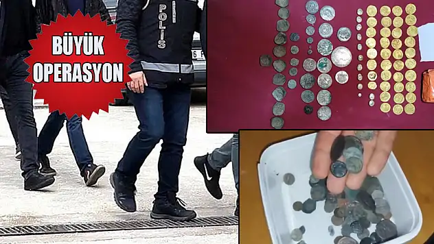 İZMİR MERKEZLİ 24 İLDE DEV TARİHİ ESER KAÇAKÇILIĞI OPERASYONU