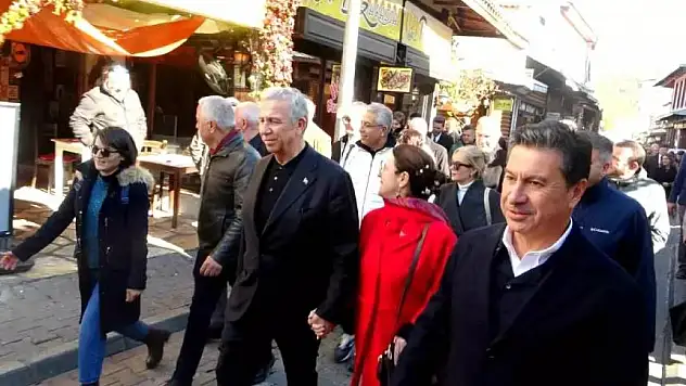 Mansur Yavaş Menteşe'de! Tarihi ve kültürel zenginlikleri inceledi