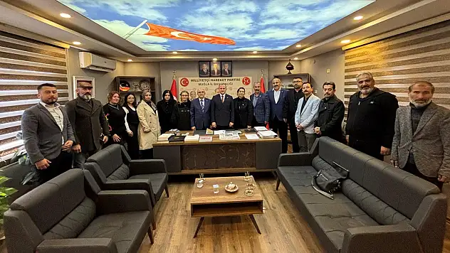 MHP Muğla İl Başkanı Burak Demirel, Ortaca ilçe yönetimini ağırladı