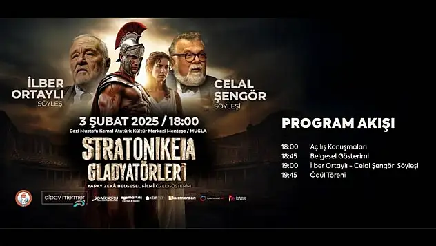 Gladyatörler şehri Stratonikeia, İlber Ortaylı ile Celal Şengör'ü ağırlayacak