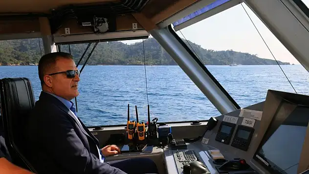 Vali Akbıyık, Fethiye ve Göcek koylarını denetledi