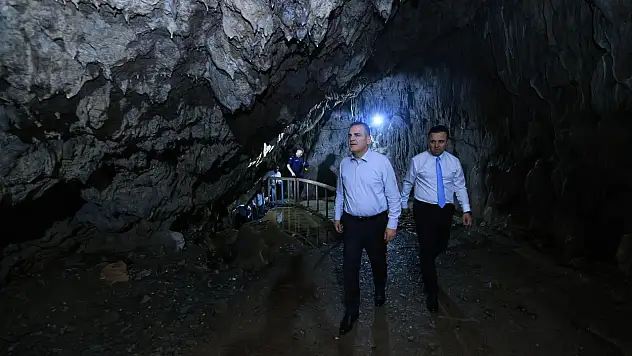 Vali Akbıyık, Yerküpe Mağarası ve Mesire Alanı'nı ziyaret etti