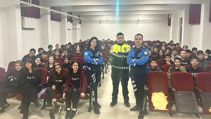 762 öğrenciye trafik eğitimi