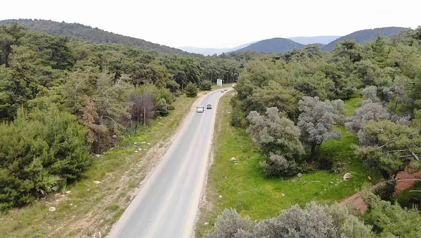 Bodrum'da dronlu trafik operasyonu