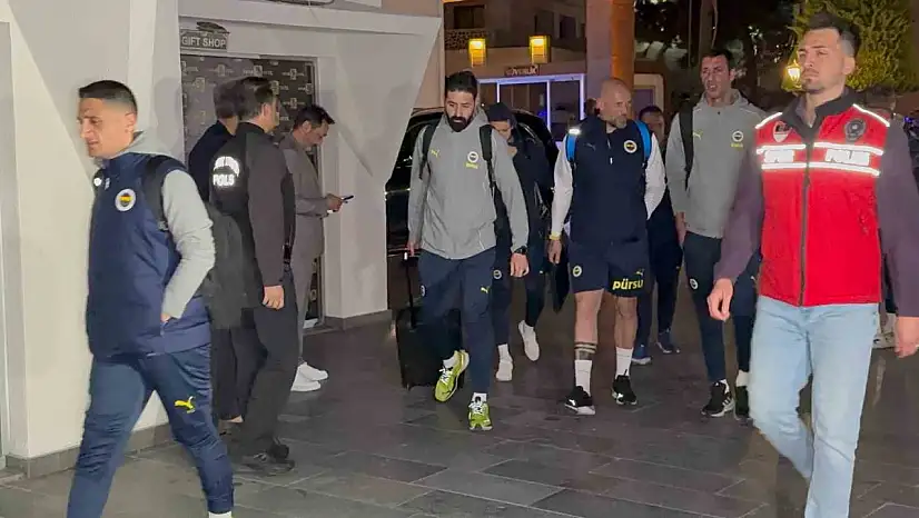 Bodrum FK ile karşılaşacak Fenerbahçe kadrosu şehre geldi