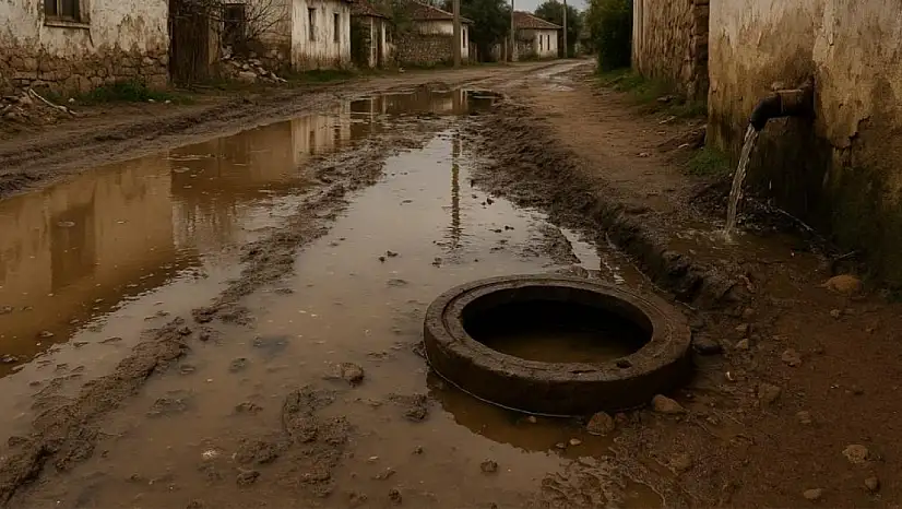 Muğla'da alt yapı sorunu! Mahalle lağım kokusun mahkum